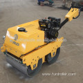 Road building machine double drum hand operated vibratory roller for sale (FYLJ-S600C)